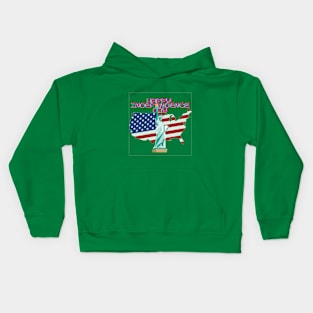 Happy Independence Day Kids Hoodie